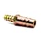 Interstate Pneumatics 1/2 Inch Industrial Yellow Steel Plug with 1/2 Inch Barb CPH883 - alternate 1